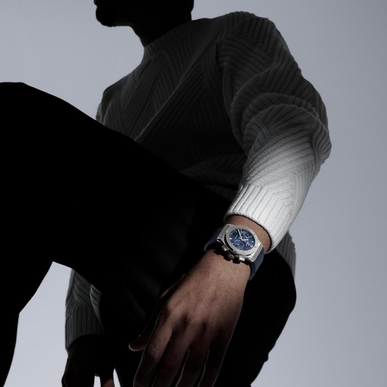 Classic Fusion Chronograph Titanium Blue