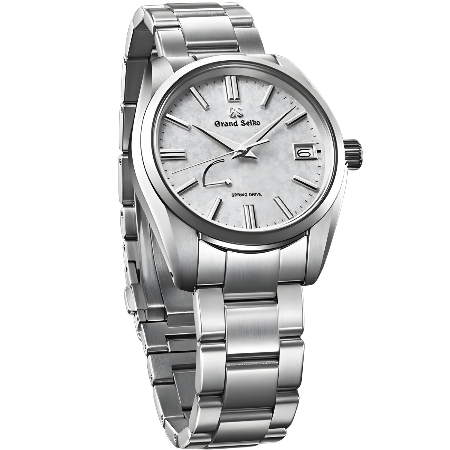 Spring Drive with Sunlight on Morning Frost Inspired Dial