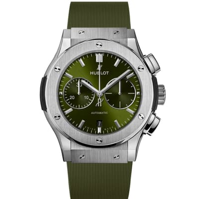 Classic Fusion Chronograph Titanium Green