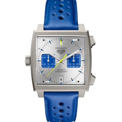 Monaco Chronograph French Racing Blue