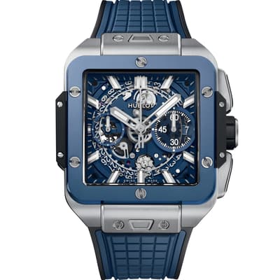 Square Bang Unico Titanium Blue Ceramic