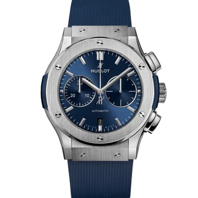 Classic Fusion Chronograph Titanium Blue