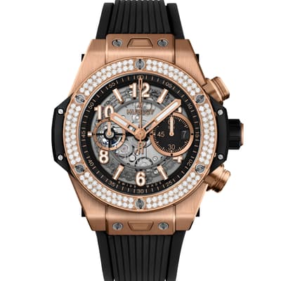 Big Bang Unico King Gold Diamonds