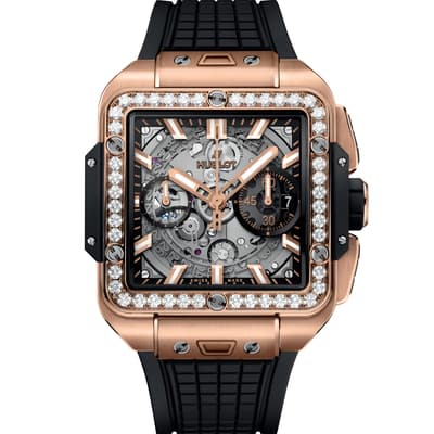 Square Bang Unico King Gold Diamonds