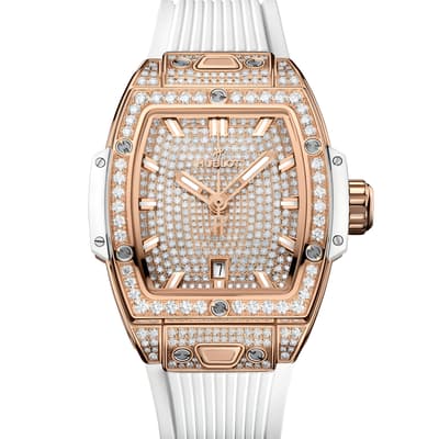 Spirit of Big Bang King Gold White Full Pavé