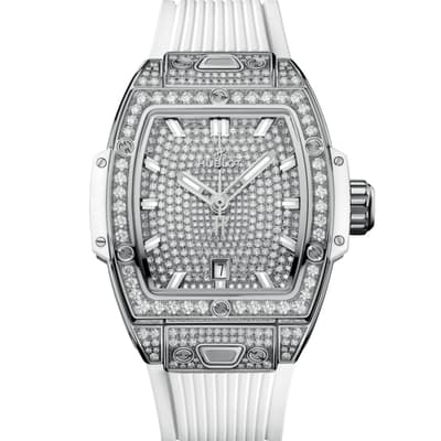 Spirit of Big Bang Steel White Full Pavé