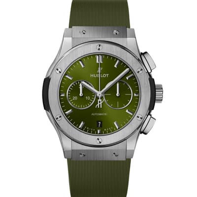 Classic Fusion Chronograph Titanium Green