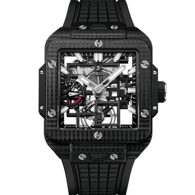 Square Bang Tourbillon 4-Day power Reserve 3D Carbon