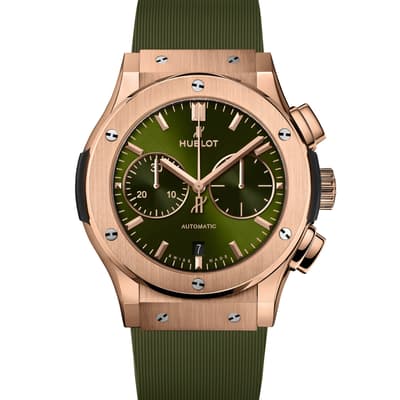 Classic Fusion Chronograph King Gold Green