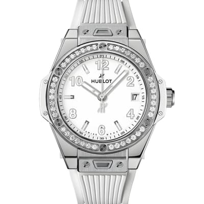 Big Bang One Click Steel White Diamonds