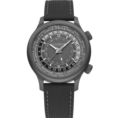 L.U.C Time Traveler One Black