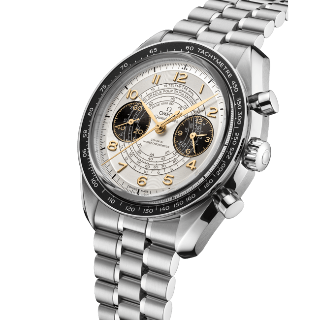 Speedmaster Chronoscope 43 mm, Steel on Steel