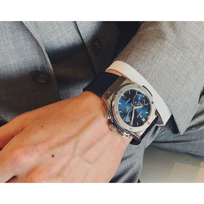 Classic Fusion Chronograph Titanium Blue