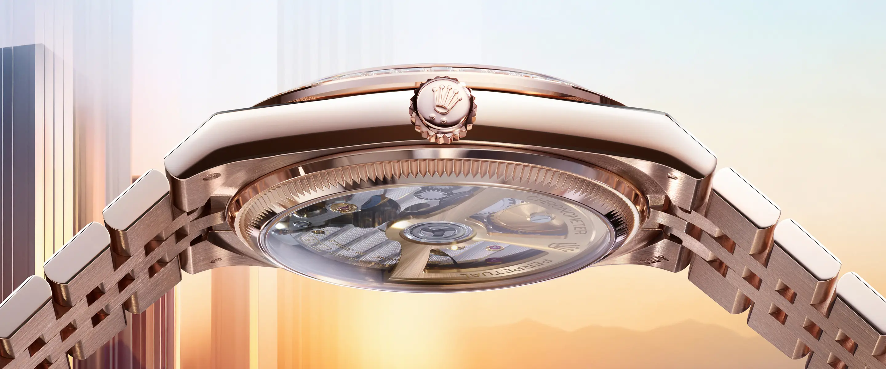 Rolex Land-Dweller transparent case back - Exclusive Lines