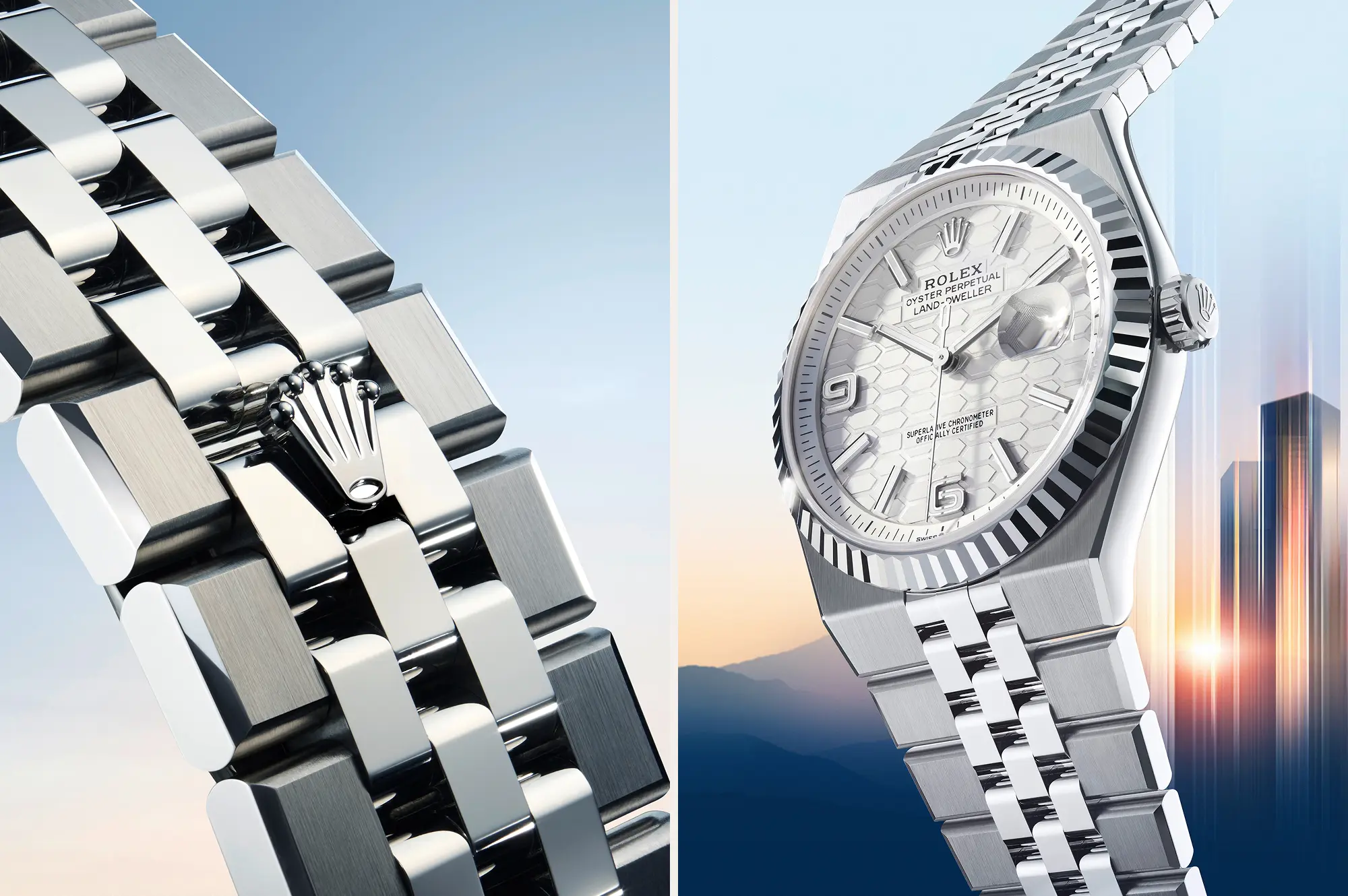 Rolex Land-Dweller Flat Jubilee bracelet - Exclusive Lines