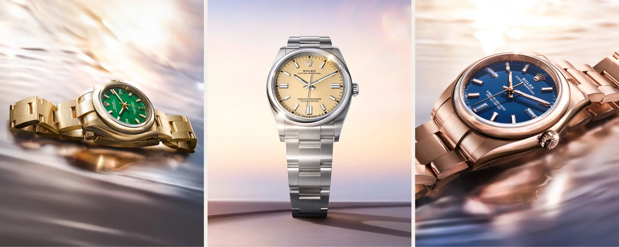 Rolex Oyster Perpetual dials - Exclusive Lines