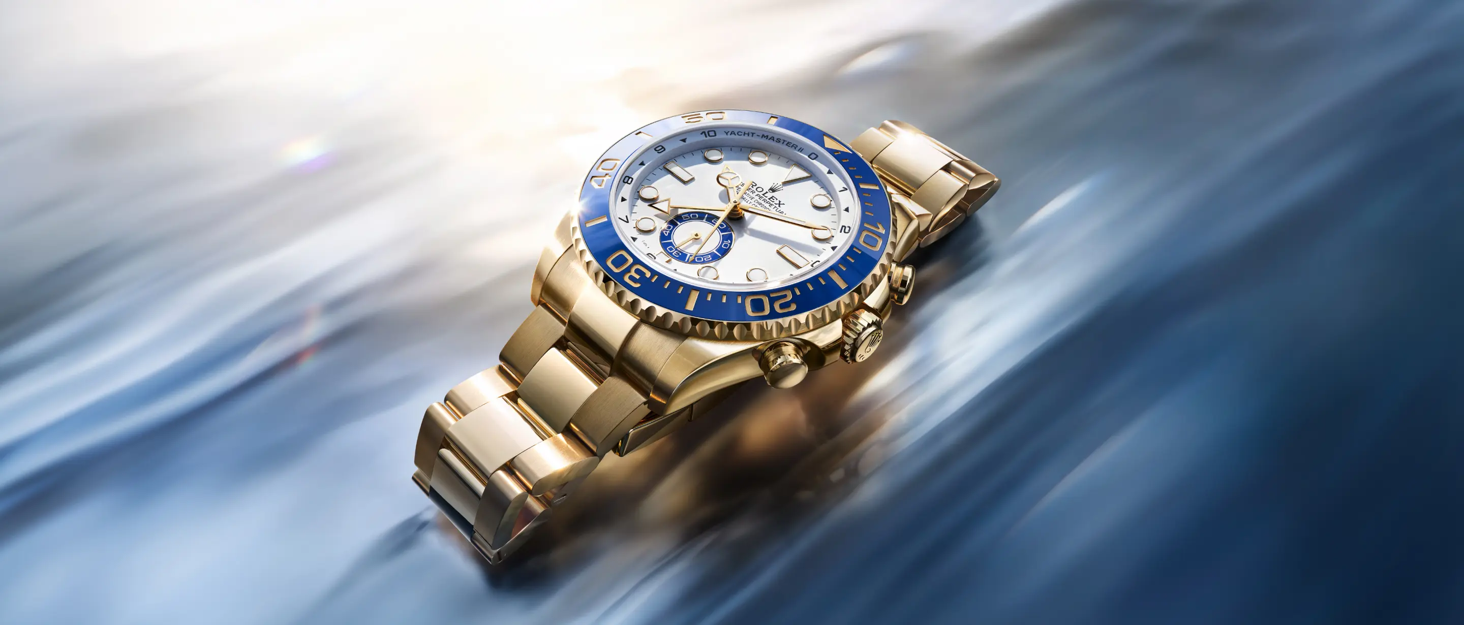 Rolex Yacht-Master II on water - Exclusive Lines
