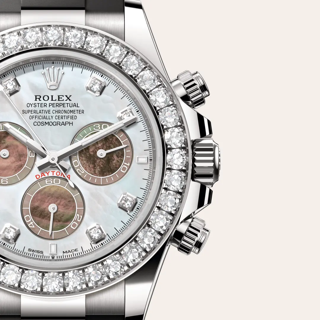 Rolex 
COSMOGRAPH DAYTONA
Oyster, 40 mm, white gold and diamonds
M126589RBR-0001