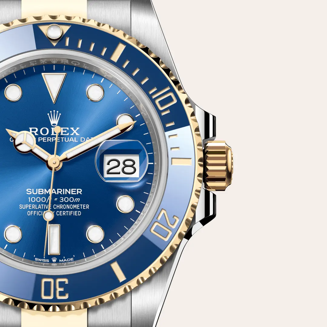 Rolex 
SUBMARINER
Oyster, 41 mm, Oystersteel and yellow gold
M126613LB-0002