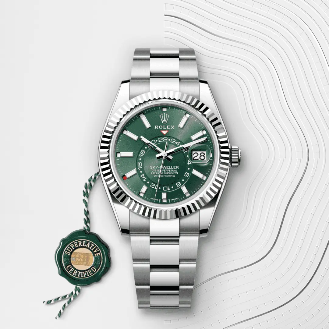 Rolex SKY-DWELLEROyster, 42 mm, Oystersteel and white goldM336934-0001