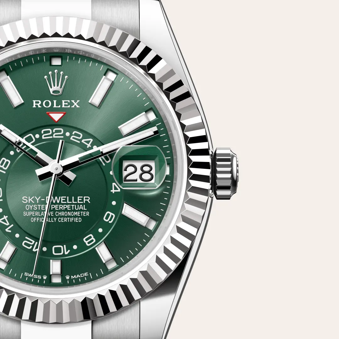 Rolex SKY-DWELLEROyster, 42 mm, Oystersteel and white goldM336934-0001