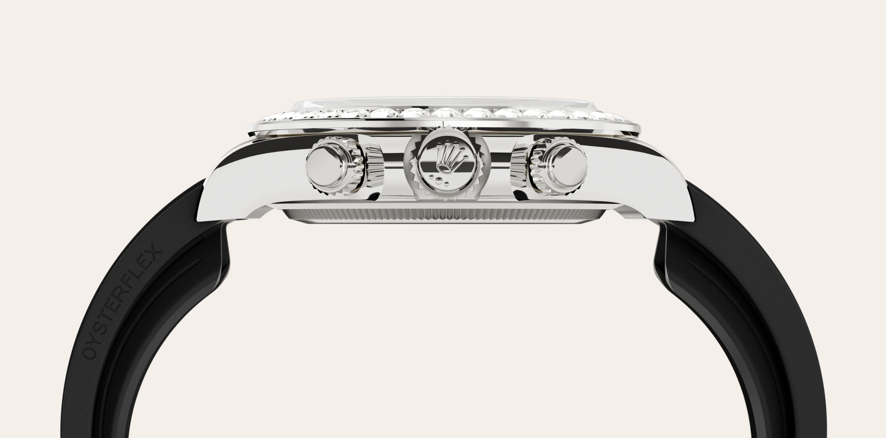 Rolex 
COSMOGRAPH DAYTONA
Oyster, 40 mm, white gold and diamonds
M126589RBR-0001