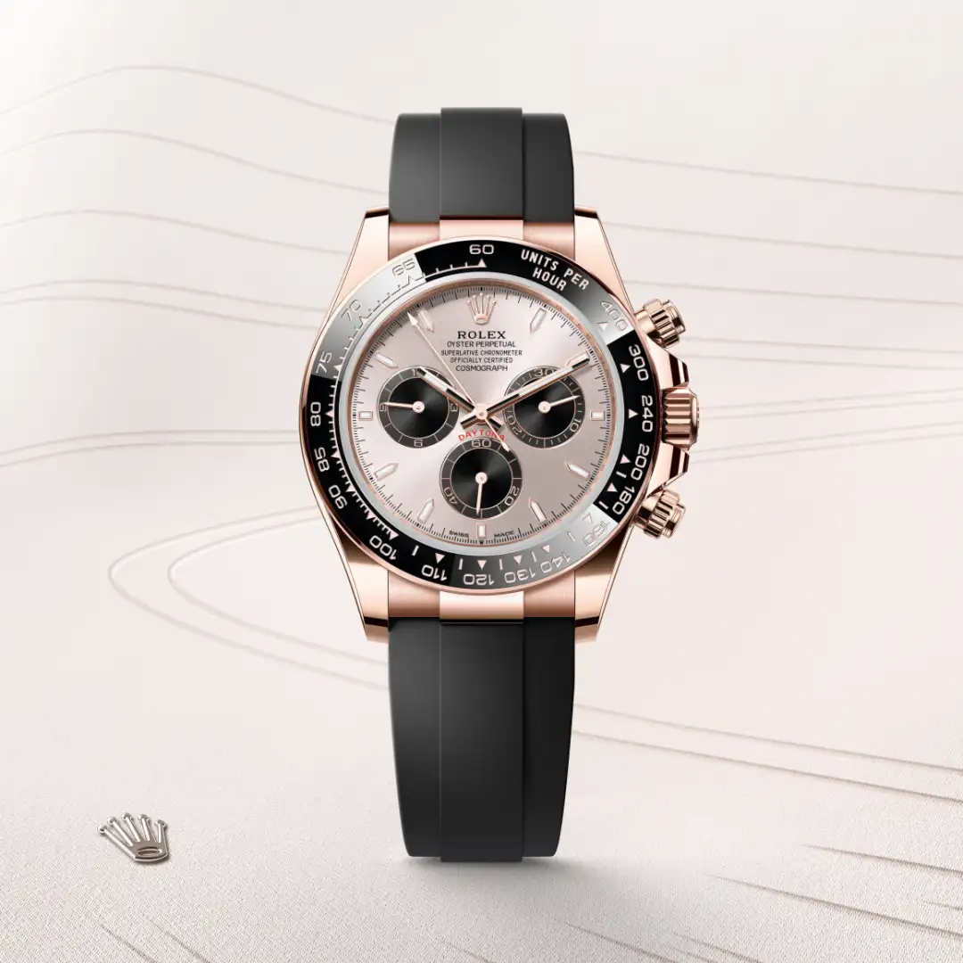 Rolex 
COSMOGRAPH DAYTONA
Oyster, 40 mm, Everose gold
M126515LN-0006