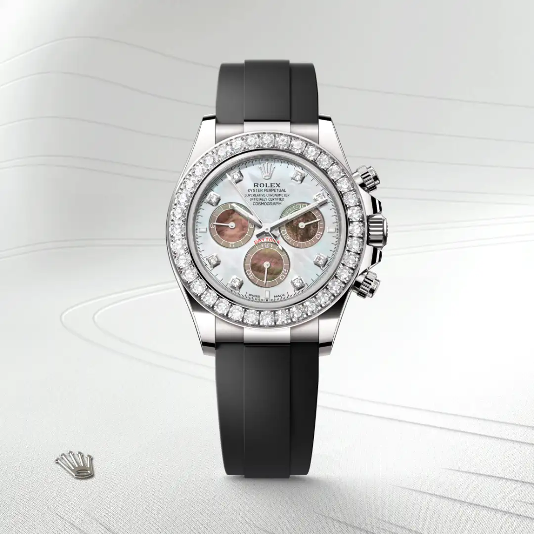 Rolex 
COSMOGRAPH DAYTONA
Oyster, 40 mm, white gold and diamonds
M126589RBR-0001