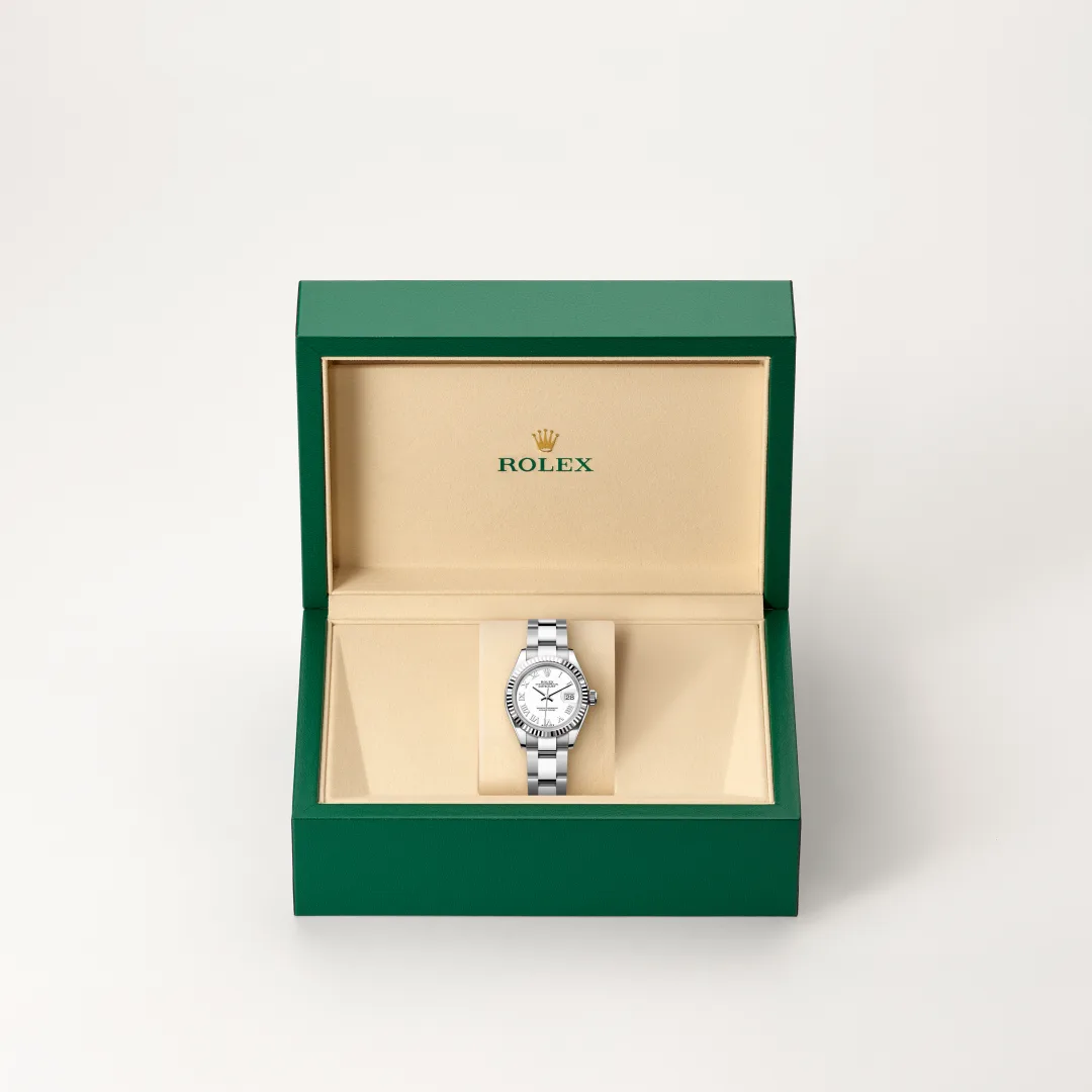 Rolex 
LADY-DATEJUST
Oyster, 28 mm, Oystersteel and white gold
M279174-0020