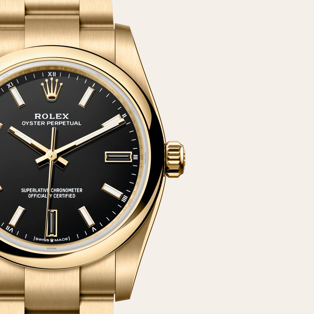 Rolex Oyster Perpetual 34
Oyster, 34 mm, yellow gold
M124208-0001