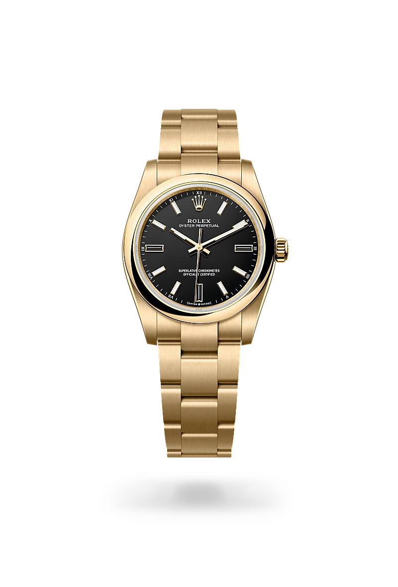 Rolex Oyster Perpetual 34
Oyster, 34 mm, yellow gold
M124208-0001