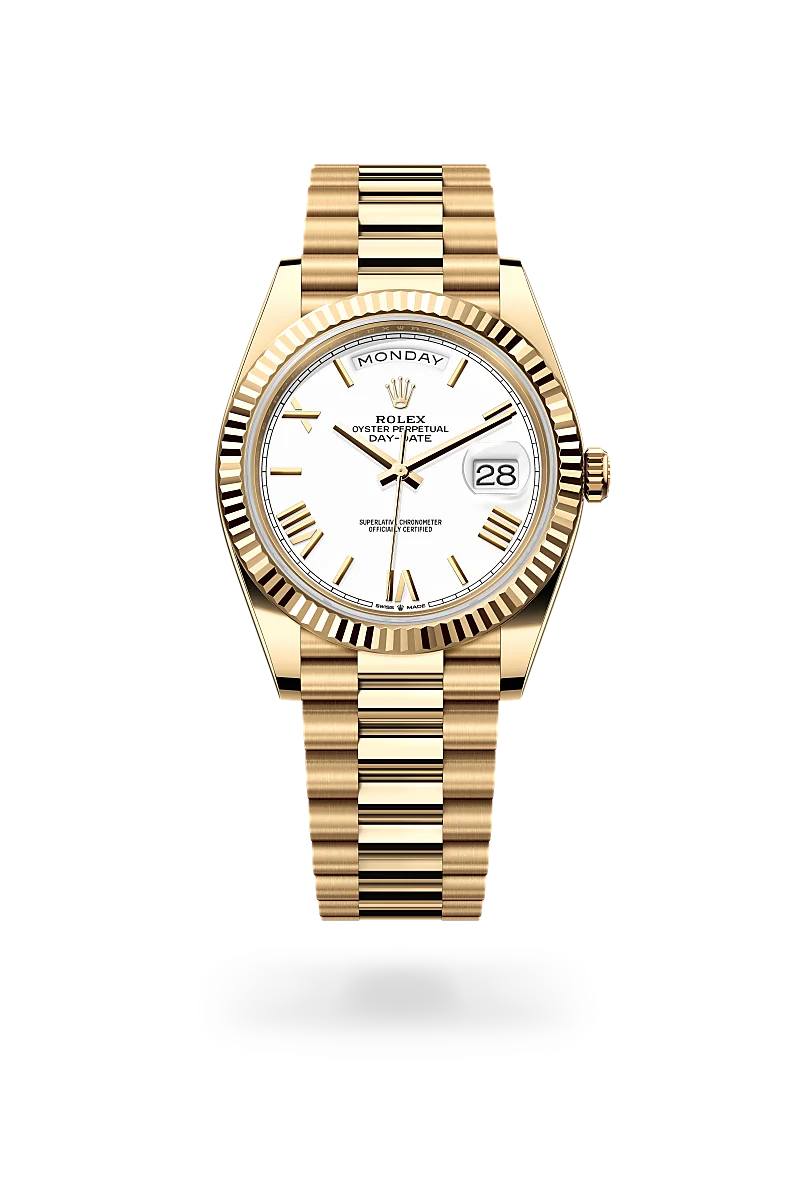 Rolex 
DAY-DATE
Oyster, 40 mm, yellow gold
M228238-0042
