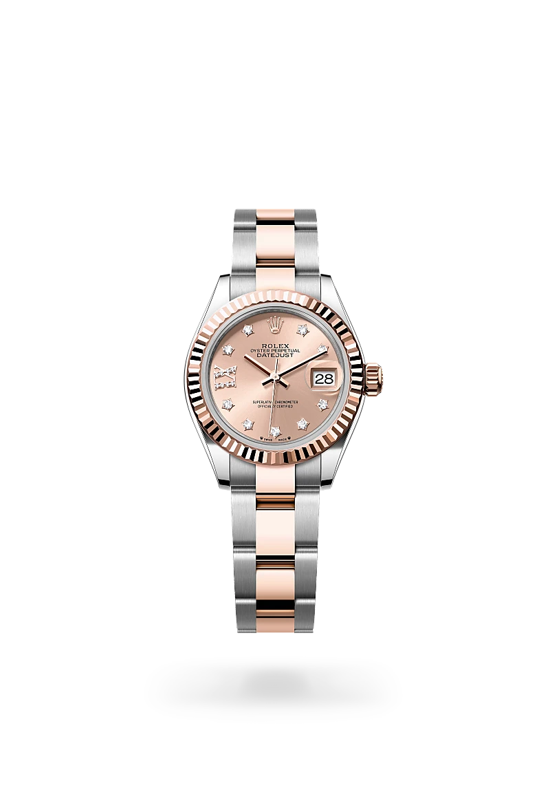 Rolex Lady-Datejust
Oyster, 28 mm, Oystersteel and Everose gold
M279171-0028