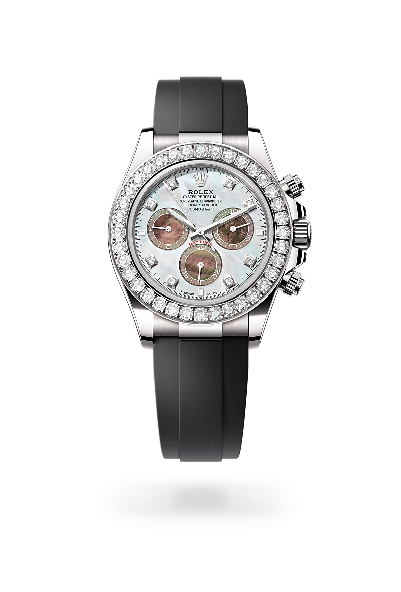Rolex 
COSMOGRAPH DAYTONA
Oyster, 40 mm, white gold and diamonds
M126589RBR-0001