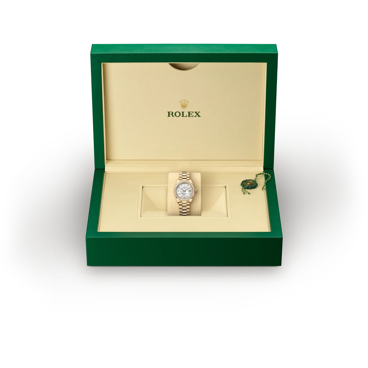 Rolex 
LADY-DATEJUST
Oyster, 28 mm, yellow gold and diamonds
M279138RBR-0015