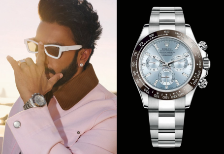 celebrities wearing luxury watches