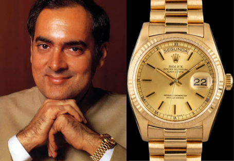celebrities wearing luxury watches