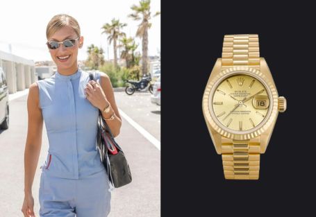 celebrities wearing luxury watches