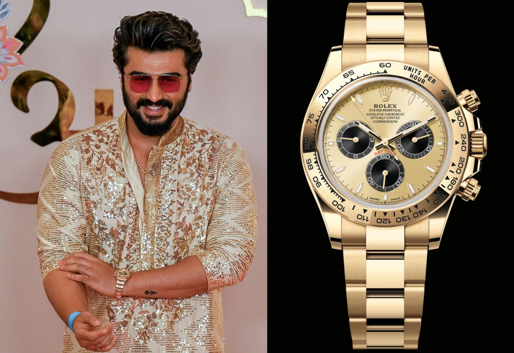 celebrities wearing luxury watches